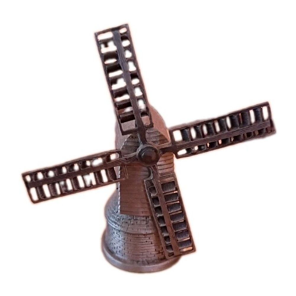 Vintage Pewter Windmill Spinning Blade Thimble Made in England